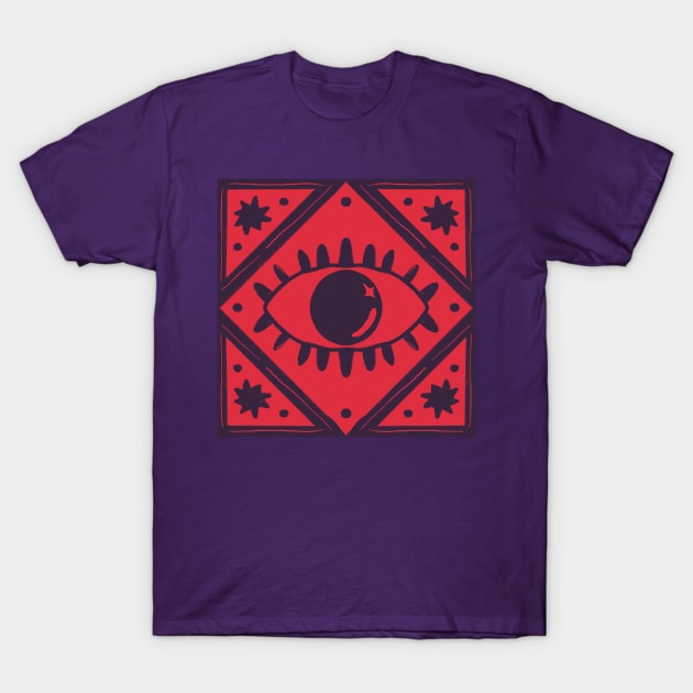 All Seeing Eye | Berry Version T-Shirt by ghostieking